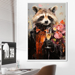 Raccoon's Toast - NicheCanvas