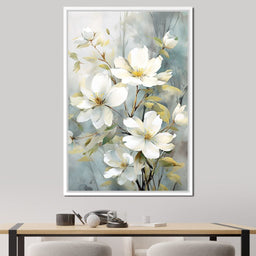 Ethereal Blooms in Mist - NicheCanvas