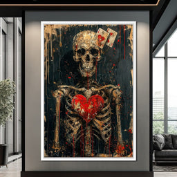 Romantic Skeleton 4 - NicheCanvas