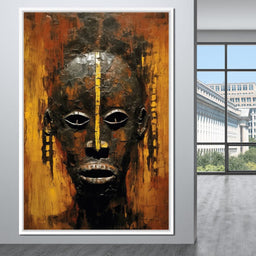 Tribal Mask 16 - Sakeem Gibbs - NicheCanvas