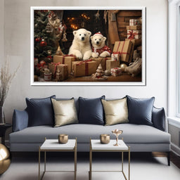 Christmas Spirit Bears - NicheCanvas