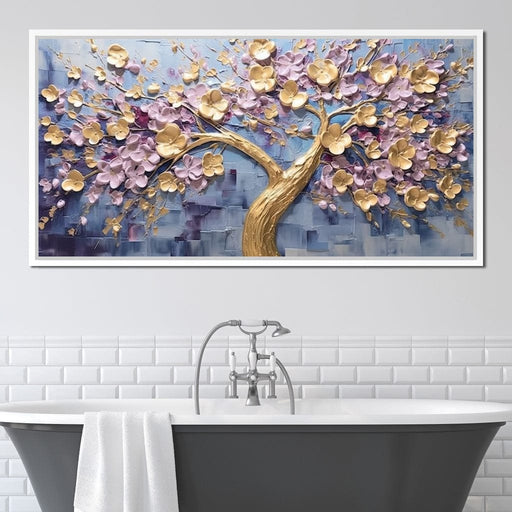 Golden Lavender Euphoria Canvas Print