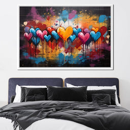 Dripping Spectrum of Love - NicheCanvas