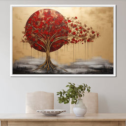 Golden Tree Autumn Symphony - NicheCanvas