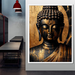 Buddha's Aura of Serenity - NicheCanvas