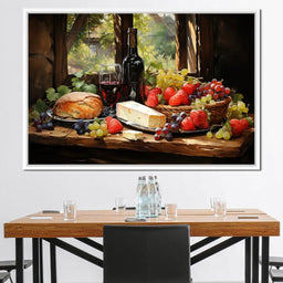 Fruit Cheese Wine 1 - NicheCanvas