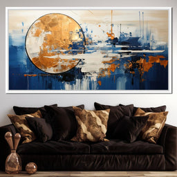 Golden Royal Geometric Harmony 15 - Wildrose Creations - NicheCanvas