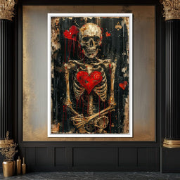 Romantic Skeleton 3 - NicheCanvas