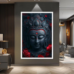 Buddha's Crimson Nirvana - NicheCanvas