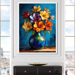 Vibrant Petal Symphony - NicheCanvas