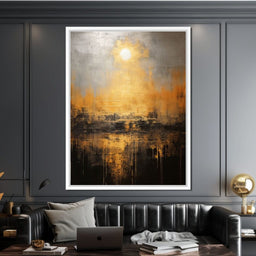 Romantic Gold-Flecked Atmosphere - NicheCanvas