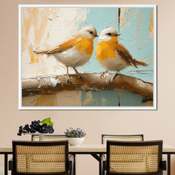 Sunlit Songbird Serenade - NicheCanvas