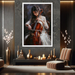 Violin Strings Serenade - NicheCanvas