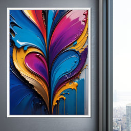 Colorful Love 02 - Johanjjf - NicheCanvas