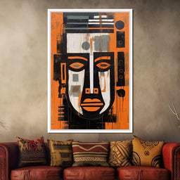 Tribal Mask - Sakeem Gibbs - NicheCanvas