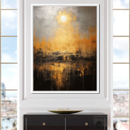 Romantic Gold-Flecked Atmosphere - NicheCanvas