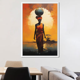 Amber Balance Horizon - NicheCanvas
