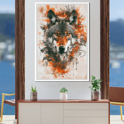 Wolf Gaze - NicheCanvas