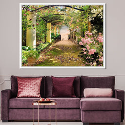 Floral Walkway - NicheCanvas