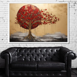 Golden Tree Autumn Symphony - NicheCanvas