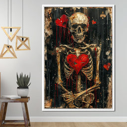 Romantic Skeleton 3 - NicheCanvas