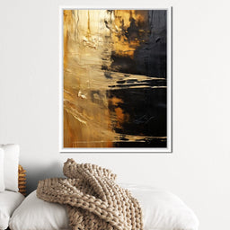 Tranquil Gold Glow - NicheCanvas
