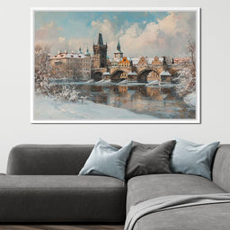 Winters Breath Over Prague - NicheCanvas