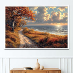 Autumn Seaside Reverie - NicheCanvas