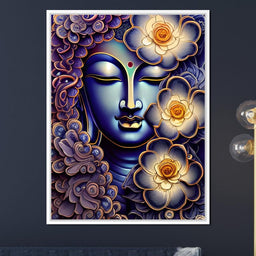 Buddha Face 02 - NicheCanvas