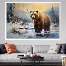 Winter Sovereign's Stroll - NicheCanvas