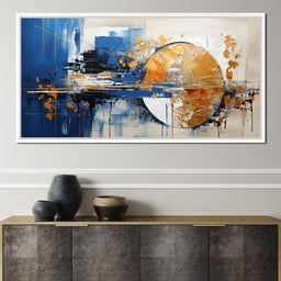 Golden Royal Geometric Harmony 07 - Wildrose Creations - NicheCanvas