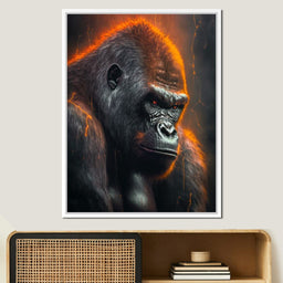 Gorilla Thunder - Zenzdesign - NicheCanvas