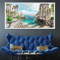 Ancient Greek Ruins - NicheCanvas