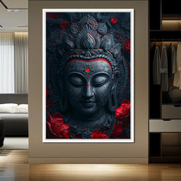 Buddha's Crimson Nirvana - NicheCanvas