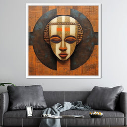 Tribal Mask 12 - Sakeem Gibbs - NicheCanvas