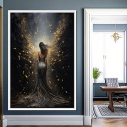 Ethereal Dream of a Starlit Muse - NicheCanvas