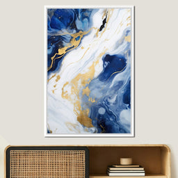 Glossy Liquid Abstraction - NicheCanvas