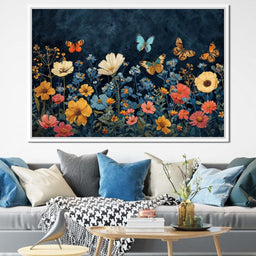 Midnight Blossom Ballet - NicheCanvas