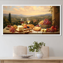 Wine & Cheese Valley - NicheCanvas