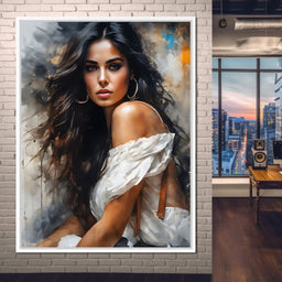 Female Portrait 169 - Johanjjf - NicheCanvas