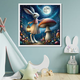 Whimsical Moonlight Meander - TooplesArt - NicheCanvas