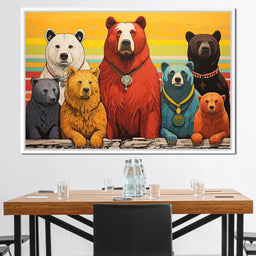 Kaleidoscope of Ursine Majesties - NicheCanvas