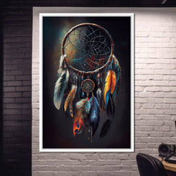 Dreamcatcher & Feathers - Alicia Smith - NicheCanvas