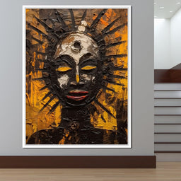 Tribal Mask 03 - Sakeem Gibbs - NicheCanvas