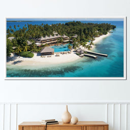 Tropical Serenity Shores - NicheCanvas