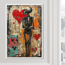 Romantic Skeleton 1 - NicheCanvas