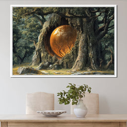 The Glowing Core of Gaia - TooplesArt - NicheCanvas