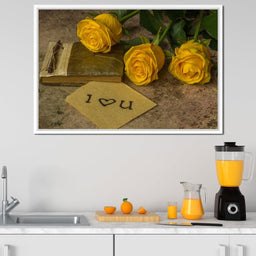 Yellow Roses - NicheCanvas