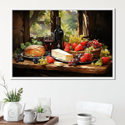 Fruit Cheese Wine 1 - NicheCanvas