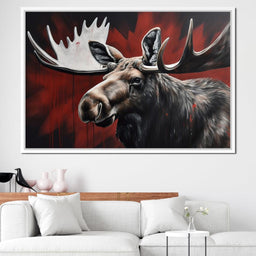 Canadian Moose - NicheCanvas
